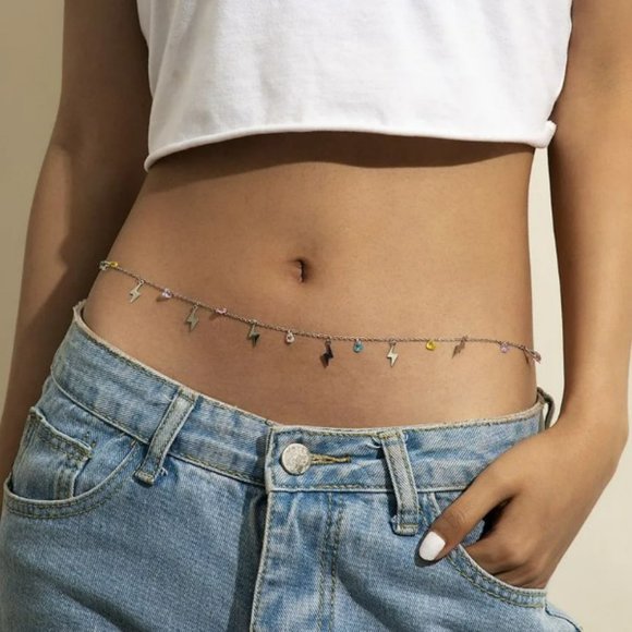 Accessories - Lightning Alloy Waist Chain